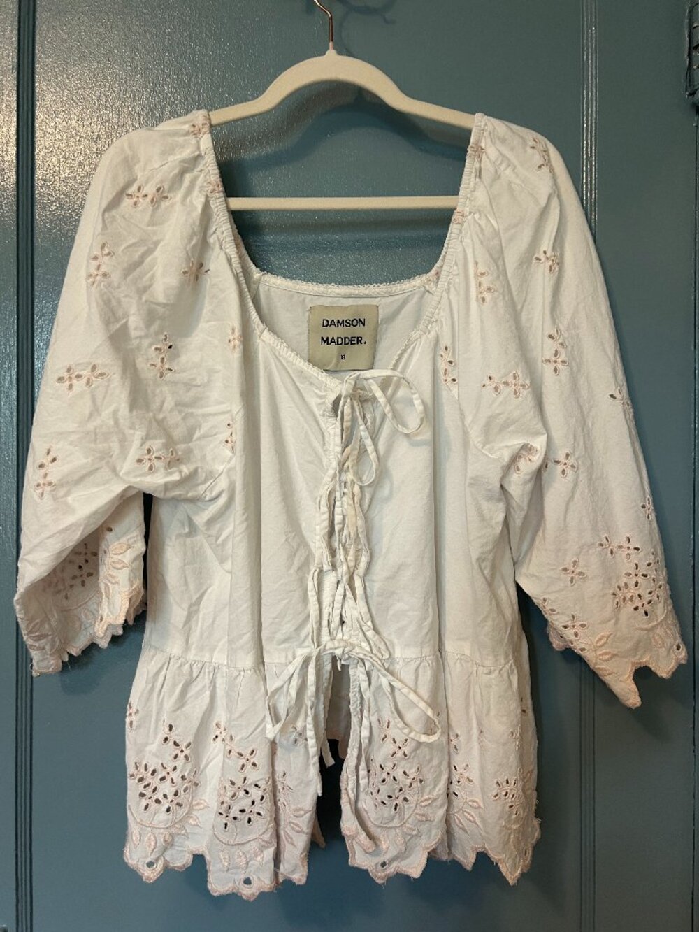 Damson Madder Lana Blouse in Broderie Size UK 18 - Picture 4 of 10
